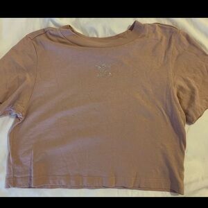 Adidas Women's Mauve Crop Top Size M